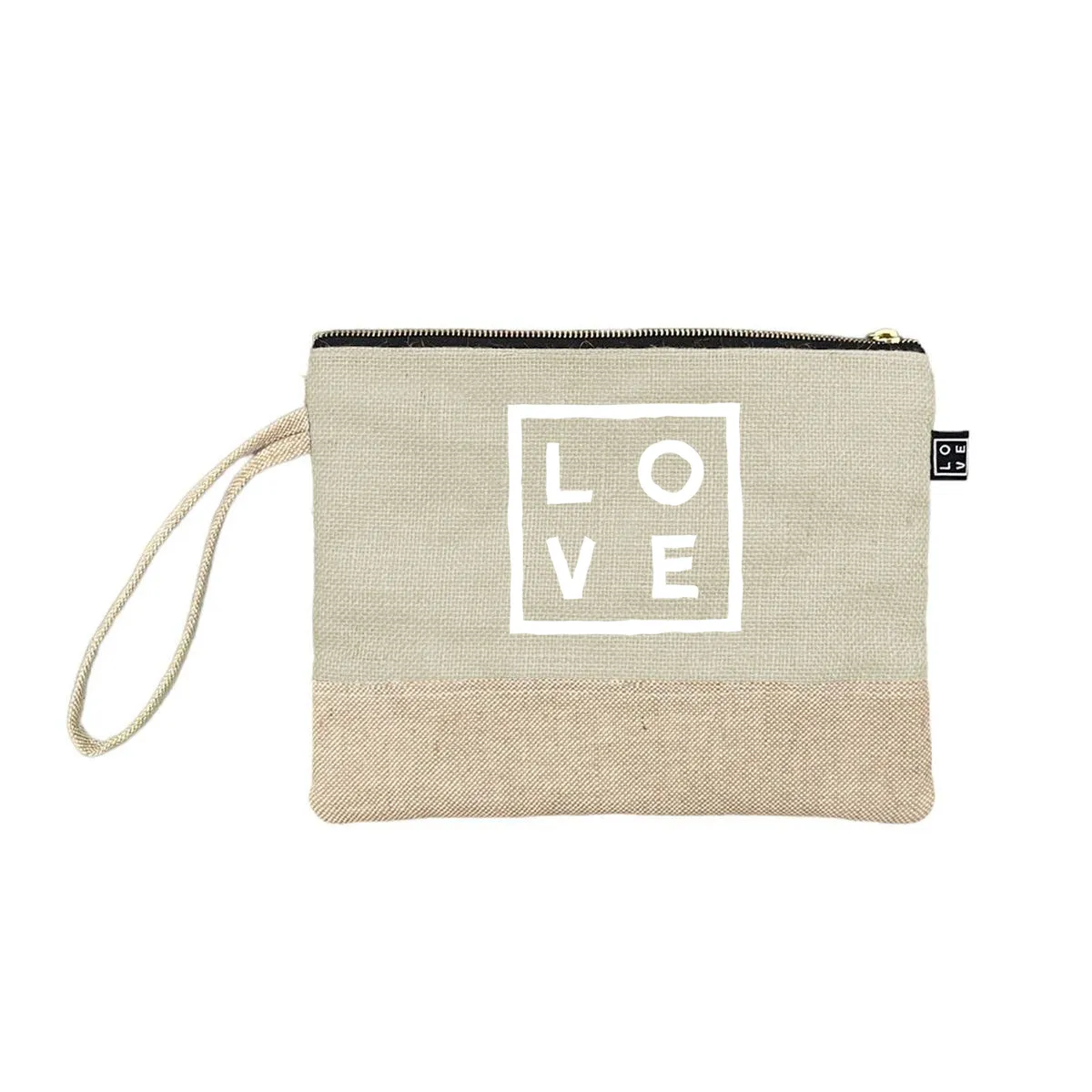 2-Tones Clutch - White – Natural Elegance by LOVE